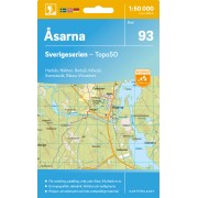 93 Åsarna Sverigeserien 1:50 000